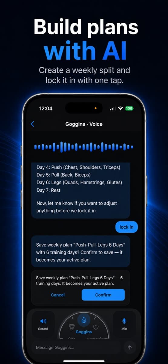 Build training plans with AI